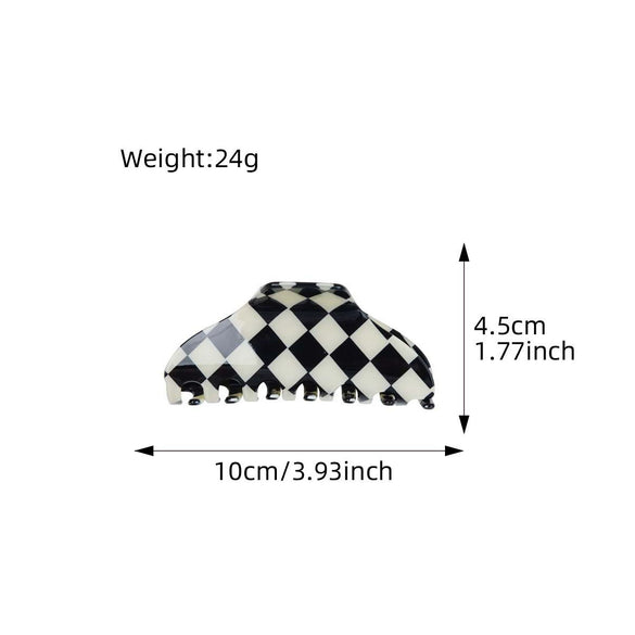 Wholesale Women's Handmade Pvc Allmatch Geometric Hair Clips Accessories