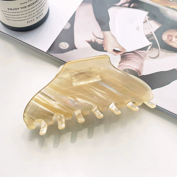 Wholesale Women's Handmade Pvc Allmatch Geometric Hair Clips Accessories