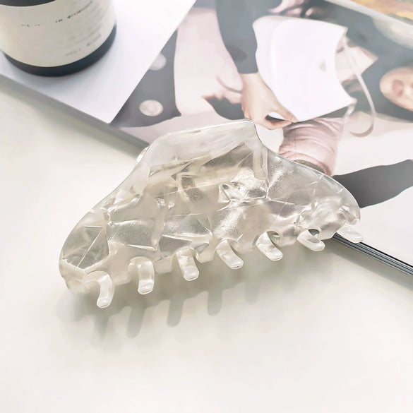 Wholesale Women's Handmade Pvc Allmatch Geometric Hair Clips Accessories