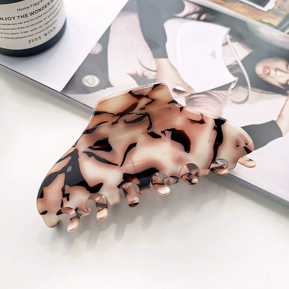 Wholesale Women's Handmade Pvc Allmatch Geometric Hair Clips Accessories
