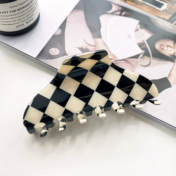 Wholesale Women's Handmade Pvc Allmatch Geometric Hair Clips Accessories