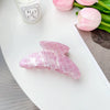 Wholesale Women's Handmade Pvc Sweet Geometric Big Crescent Hair Clip Hair Accessories