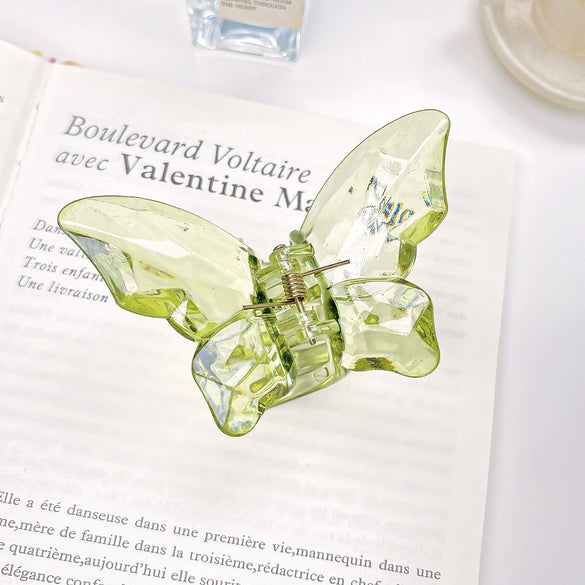 Wholesale Women's Handmade Resin Butterfly Hair Clip Hair Accessories