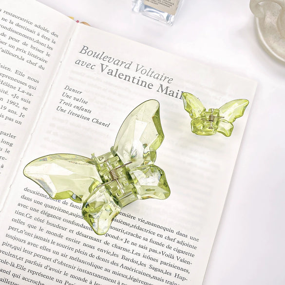Wholesale Women's Handmade Resin Butterfly Hair Clip Hair Accessories