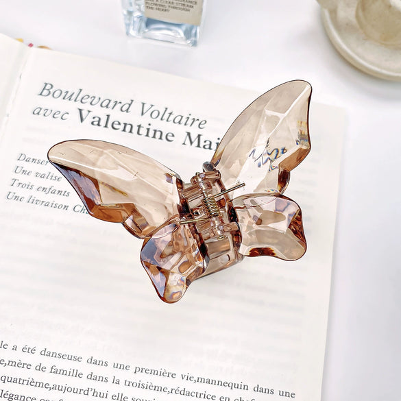 Wholesale Women's Handmade Resin Butterfly Hair Clip Hair Accessories