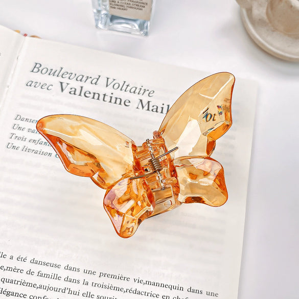 Wholesale Women's Handmade Resin Butterfly Hair Clip Hair Accessories