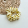 Wholesale Women's Handmade Satin Solid Color High Elastic Large Intestine Hair Band Hair Rope