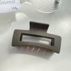 Wholesale Women's Handmade Simple Geometric Thickened Pc Material Grip Hair Clip