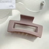 Wholesale Women's Handmade Simple Geometric Thickened Pc Material Grip Hair Clip