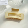 Wholesale Women's Handmade Simple Geometric Thickened Pc Material Grip Hair Clip