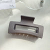 Wholesale Women's Handmade Simple Geometric Thickened Pc Material Grip Hair Clip
