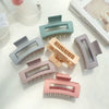 Wholesale Women's Handmade Simple Geometric Thickened Pc Material Grip Hair Clip