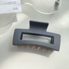 Wholesale Women's Handmade Simple Geometric Thickened Pc Material Grip Hair Clip