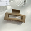 Wholesale Women's Handmade Simple Geometric Thickened Pc Material Grip Hair Clip