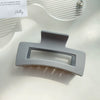 Wholesale Women's Handmade Simple Geometric Thickened Pc Material Grip Hair Clip