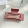 Wholesale Women's Handmade Simple Geometric Thickened Pc Material Grip Hair Clip