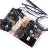 Wholesale Women's Handmade Simple Hair Accessory Set With Claw Clips And Elastic Hair Bands