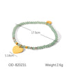 Wholesale Women's Handmade Stainless Steel Twist Chain Bracelet With Geometric Wave Pattern And Electroplating