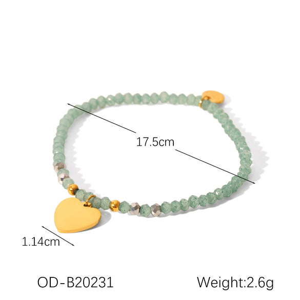 Wholesale Women's Handmade Stainless Steel Twist Chain Bracelet With Geometric Wave Pattern And Electroplating