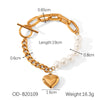 Wholesale Women's Handmade Stainless Steel Twist Chain Bracelet With Geometric Wave Pattern And Electroplating