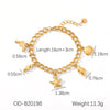 Wholesale Women's Handmade Stainless Steel Twist Chain Bracelet With Geometric Wave Pattern And Electroplating
