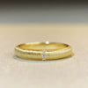 Wholesale Women's Handmade 925 Sterling Silver Wiredrawing Geometric Ring 18K Goldplated