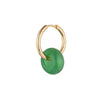 Wholesale Women's Handmade Titanium Steel Geometric Retro Elegant Natural Gemstone Earrings