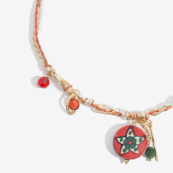 Wholesale Women's Handwoven Copper Geometric Casual Style Bracelets With Electroplating