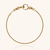 Wholesale Women's Handwoven Rope Copper Electroplated Heart Shape Wave Ring Love Bracelet Light Luxury Style
