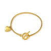 Wholesale Women's Heart Shape Electroplated Titanium Steel Love Bracelet Luxury Jewelry