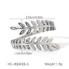 Wholesale Women's Heart Shape Open Titanium Steel Ring With Oil Dripping Design And Non Fading Feature