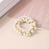 Wholesale Women's High Elastic Plastic And Resin Handmade Rose Ponytail Hair Band Hair Accessories