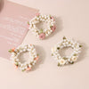 Wholesale Women's High Elastic Plastic And Resin Handmade Rose Ponytail Hair Band Hair Accessories