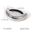 Wholesale Women's High Elasticity Geometric Electroplated Titanium Steel And Stainless Steel Hair Accessories