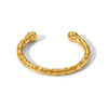 Wholesale Women's High End All Match Irregular Hammered Stainless Steel Bracelet With Pvd Furnace Real Gold Electroplating No Fade