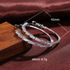 Wholesale Women's Highend Geometric Copper Zircon Earrings