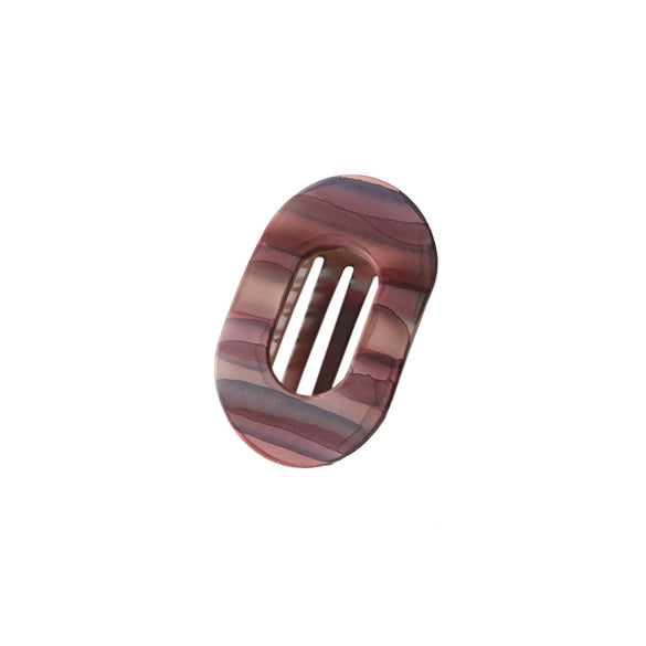 Wholesale Women's Highend Geometric Pc Spray Painted Flat Oval Duckbill Hairpin Hair Accessories
