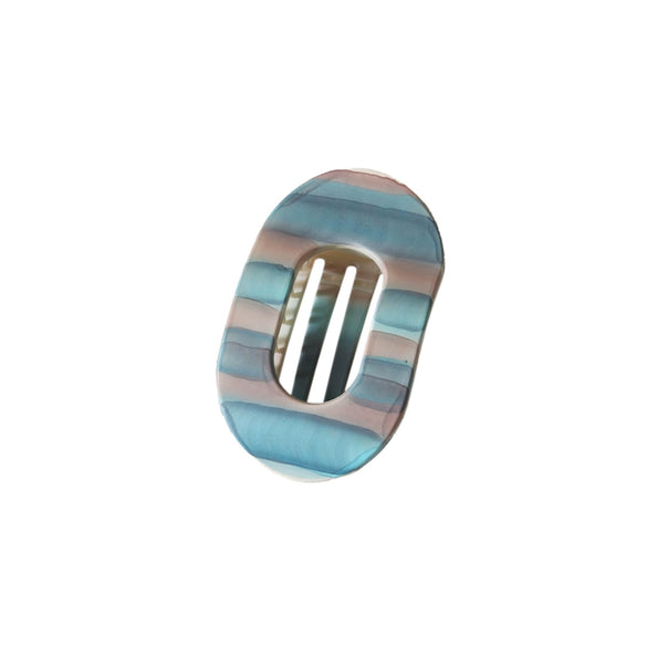 Wholesale Women's Highend Geometric Pc Spray Painted Flat Oval Duckbill Hairpin Hair Accessories