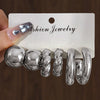 Wholesale Women's Highend Geometric Plastic Resin Electroplated Earrings