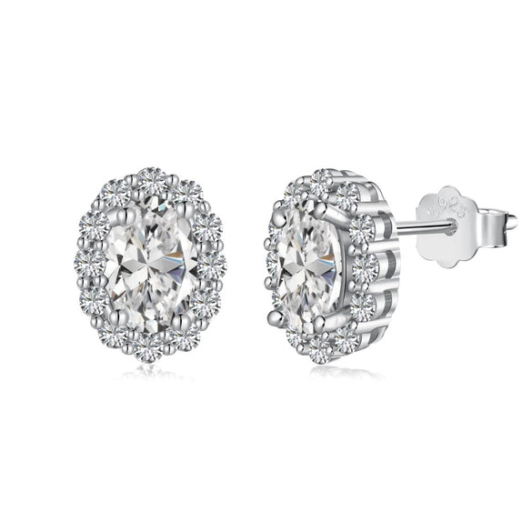 Wholesale Women's Highend Geometric S925 Sterling Silver Earrings With U Shape Drop Shape Star Shape And Electroplating