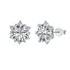 Wholesale Women's Highend Geometric S925 Sterling Silver Earrings With U Shape Drop Shape Star Shape And Electroplating