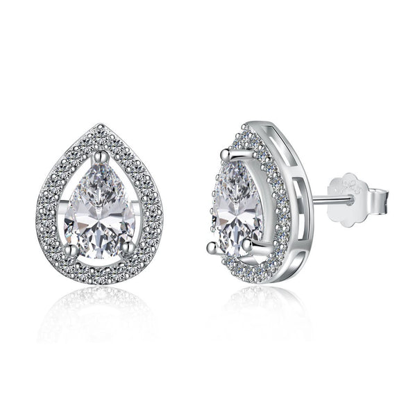 Wholesale Women's Highend Geometric S925 Sterling Silver Earrings With U Shape Drop Shape Star Shape And Electroplating