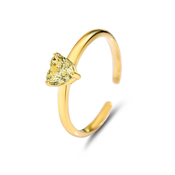 Wholesale Women's Highend Geometric S925 Sterling Silver Ring With Electroplating