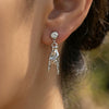 Wholesale Women's Highend Geometric Stainless Steel Electroplated Jewelry Earrings And Pendants