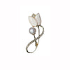 Wholesale Women's Highend Light Luxury Zinc Alloy Flower Brooch With Electroplating Antiexposure For Clothing Accessories
