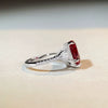 Wholesale Women's Highend Love Ring 925 Sterling Silver Heart Pattern Electroplated Jewelry