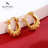 Wholesale Women's Highend Luxury Niche Geometric Copper Alloy Goldplated Earrings
