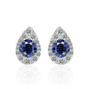 Wholesale Women's Highend Moissanite Drop Shape 925 Sterling Silver Earrings