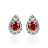 Wholesale Women's Highend Moissanite Drop Shape 925 Sterling Silver Earrings
