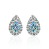 Wholesale Women's Highend Moissanite Drop Shape 925 Sterling Silver Earrings